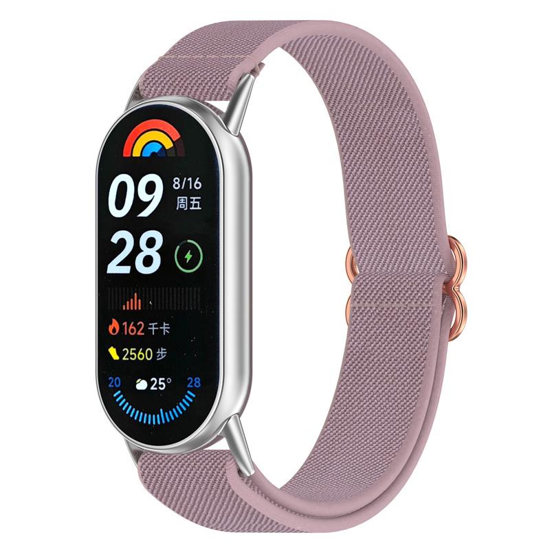 Nylon knit strap For Xiaomi band 9 8 NFC strap Elastic watch band For Xiaomi smart band 9 8 strap cover accessories