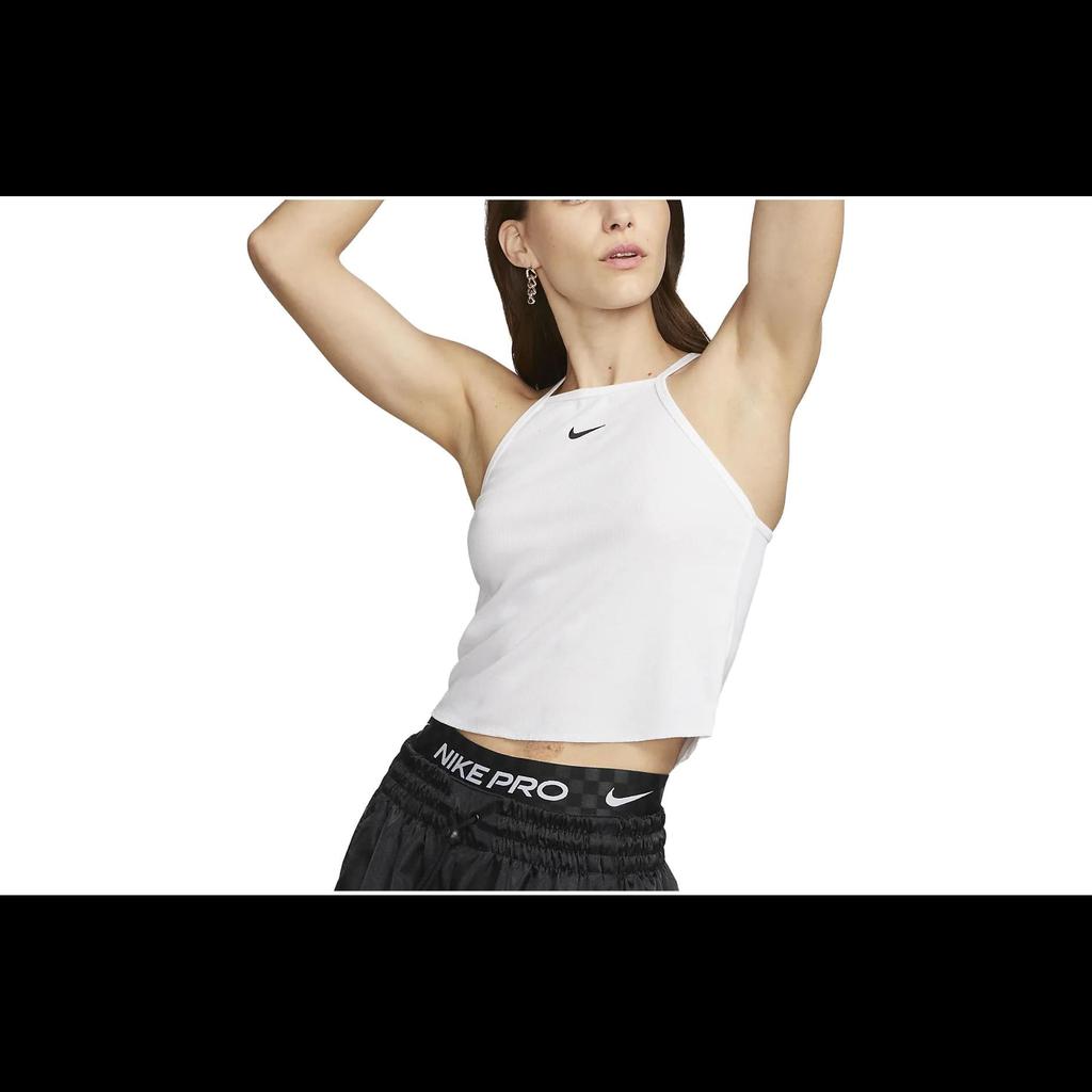 Nike Tank Tops Women's White Crew Neck Moderate Other DV7961-100