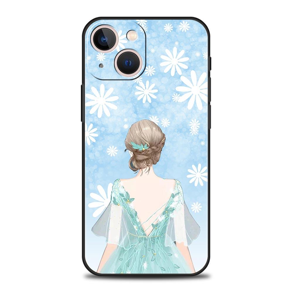 Fashion Pretty Girl Evening Dress Phone Case For Samsung Galaxy S26 S25 S24 S23 S22 S20 Ultra S21 FE 5G S10 Plus Cover