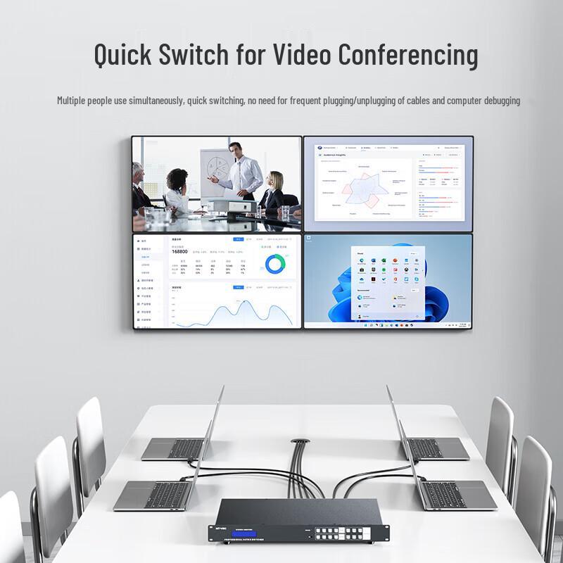 MT-viki 4K 4x4 HDMI Matrix Switcher