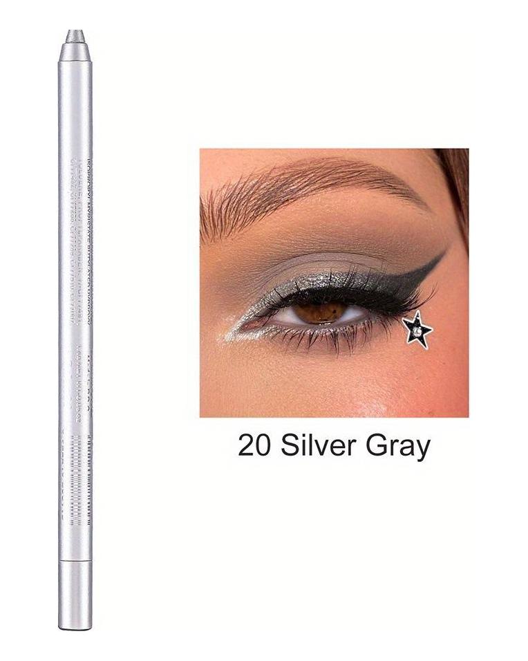 Multifunktionaler Lidschattenstift Monochromer Eyeliner-Stift Perlenglitzerkleber Eyeliner-Stift Augen-Make-up-Stift