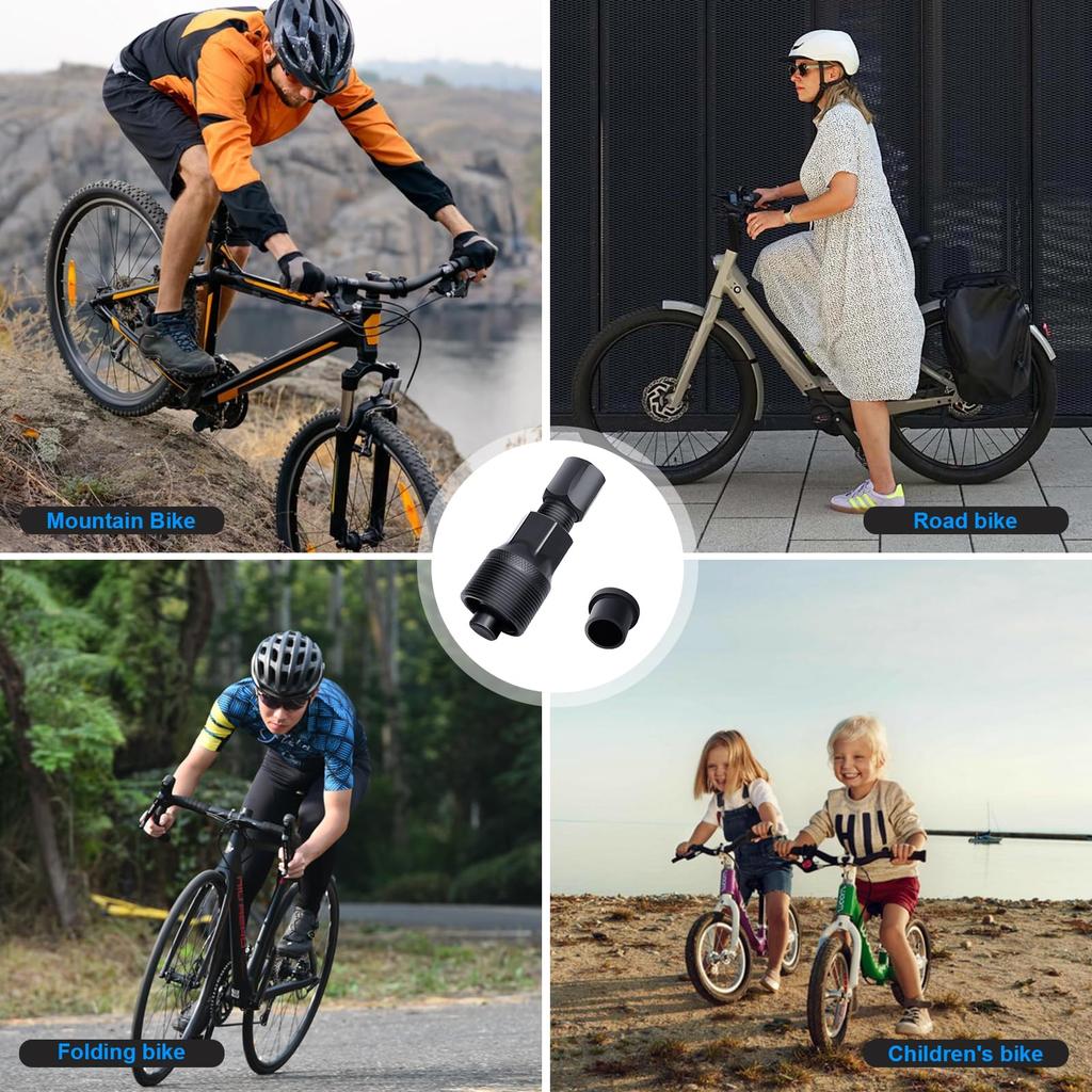 Extractor de bielas, Herramienta de calidad para quitar bielas de bicicleta, Herramienta de extracción de brazos de biela para quitar y reparar bicicletas con cono cuadrado