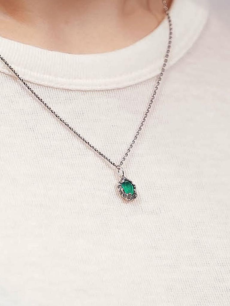 Harang Hr 213N_Green Onyx Necklace
