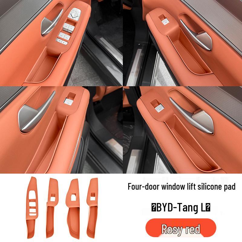 BYD Tang L Silikon Schalthebel & Konsolenmatte mit kabellosem Ladegerät