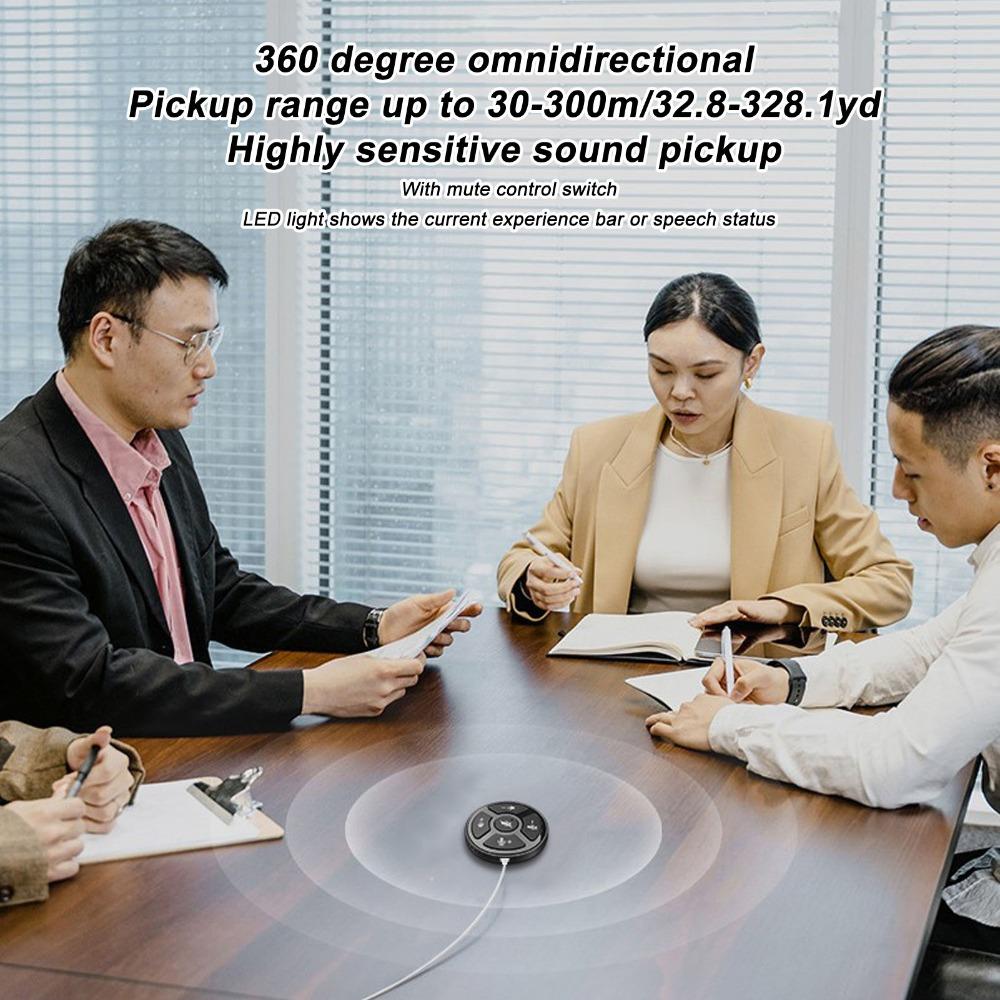 USB 2.0 Drive Free Desktop Conference Microphone Plug and Play Microphone Gaming