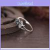 Vintage Rose Flower Rings For Women Antique Gold Silver Adjustable Sizes Fashion Jewelry