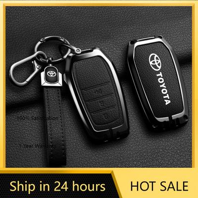 2026 Hot For Toyota Hub Caps Car Key Fob Cover Case Shell for Toyota Land Cruiser Mirai Venza RAV4 Prime Hilux Sienna Fortuner 2