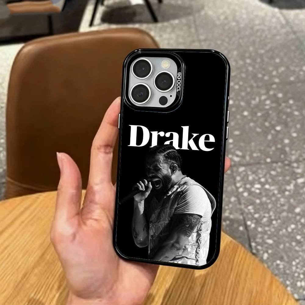 Dashing Drake Phone Case For iPhone17,16,15,14,13,12,11 Plus,Pro Max Colored Silver Plated Inside Cover