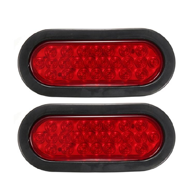 

Tail Lights Lamp Pack of 2 24LED Recessed Design Suitable for Towing Truck & Trailer Warning Applications Large Vehicles 1