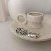 Ins Fashion Inspired Adjustable Open Ring With Charming Chain Design For Womens Wear Casual