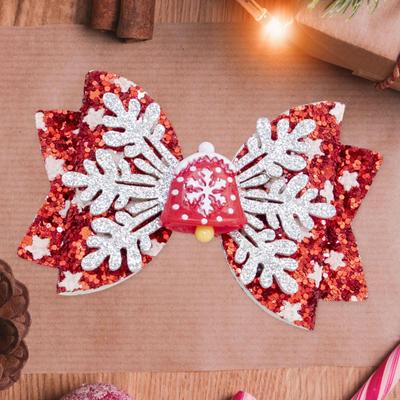 Barrette Nœud de Noël pour Événements Spéciaux et Célébrations