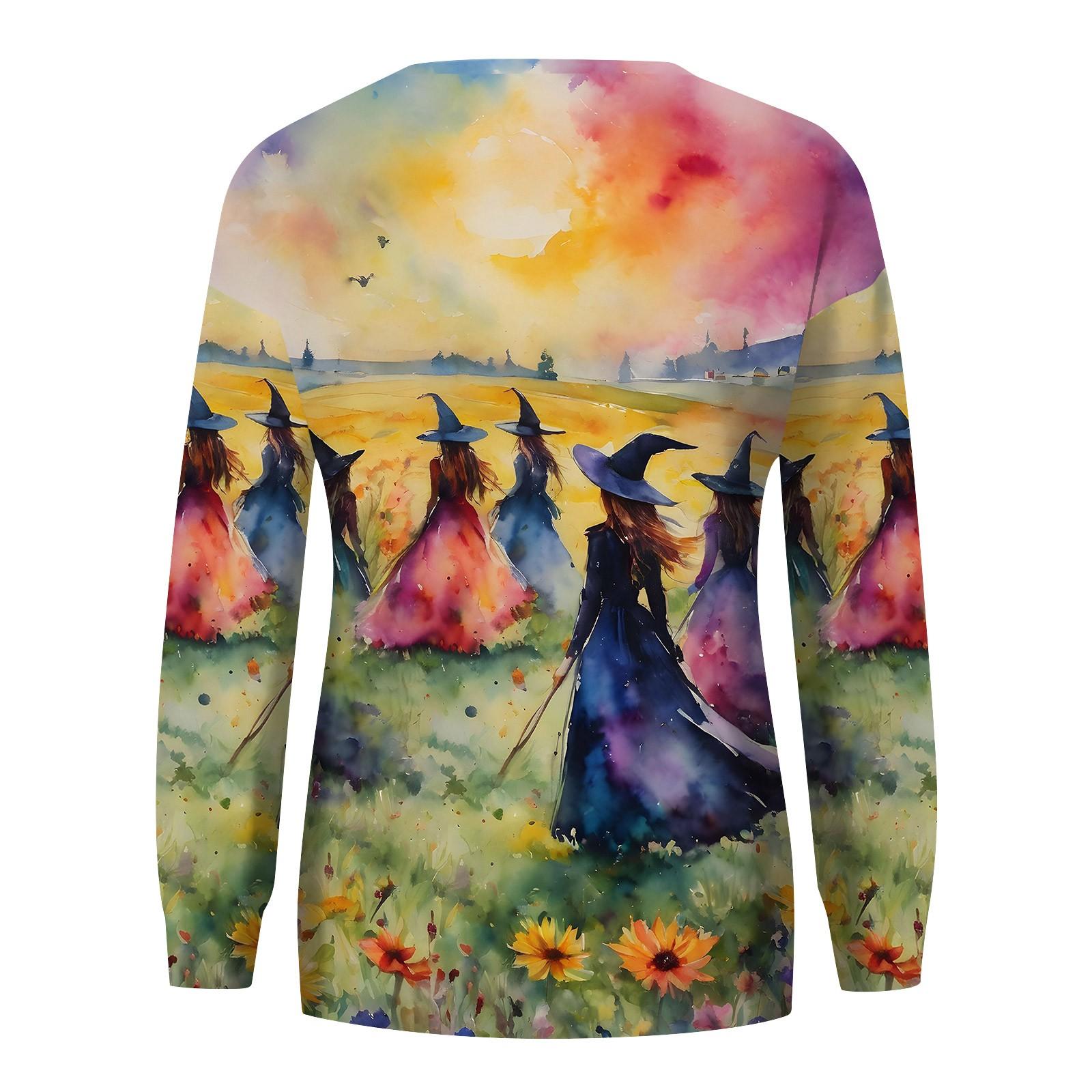 Женский Хэллоуин с принтом — фото 5