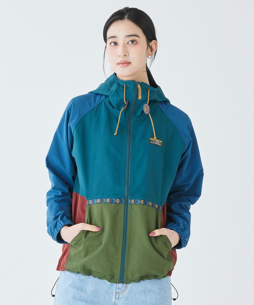 LL Bean Mountain Classic Japan 1000027545 Women's Jacket, Multicolor, Fit, XL, Spruce/Tuscan Olive, Multicolor,