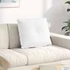 Back Cushion White 60 X 19 X 50 Cm Fabric