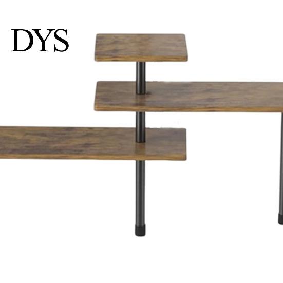 Multifunctional Corner Shelf Kitchen Storage 3 Tiers Great Load Bearing Wide Platform Wooden Spice Tier Rack Bottle Jar Holding Stand Organizer