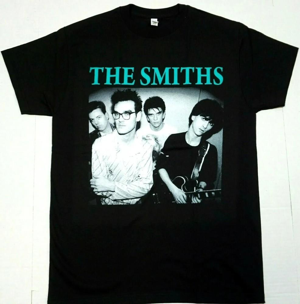 The SMITHS T-shirt Morrissey Alt Indie Rock Band Adult Men s Tee Black New Unisex T-Shirt XXXXL