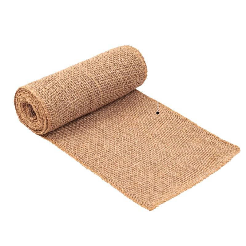Solid Color Burlap Rolls, DIY Handmade Christmas Wedding Craft Burlap Strips, Coarse Burlap Wrapped Plant Bandages