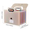 Buckle Closure Expanded File Folders Colorful Inner Pocket File Holder A4 Document Bag  Home
