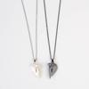 1 Set Matching Angel Couple Necklaces Magnetic Heart Angel Pendant Necklaces Romantic Love Heart Necklaces for Couples Valentine's Day Gift