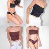 European & American Sexy One-Piece Skim: High Elastic, Strapless, Nude Feel, Skin-Friendly, Comfortable with Chest Pad, In Stock