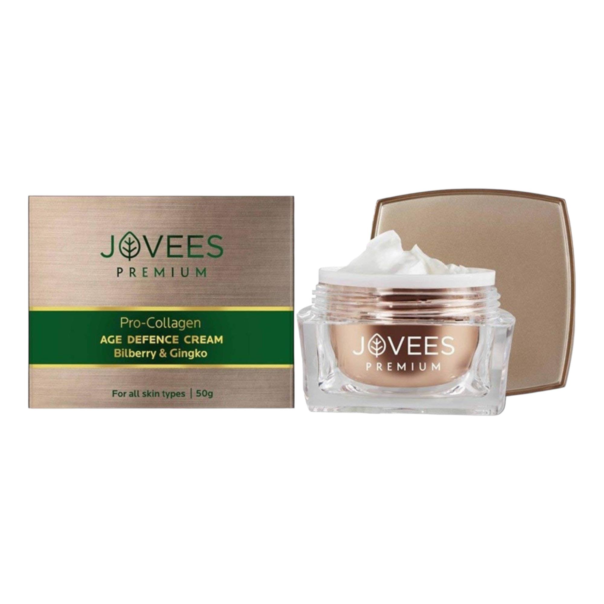 

Jovees Premium Pro-Collagen Age Defence Cream 50 gm Anti-Wrinkle Fine Lines Youthful Glow Skin Care