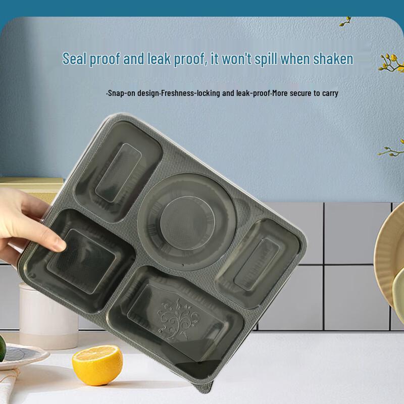 Xinpai Ke Disposable 4-Compartment Takeaway Food Container