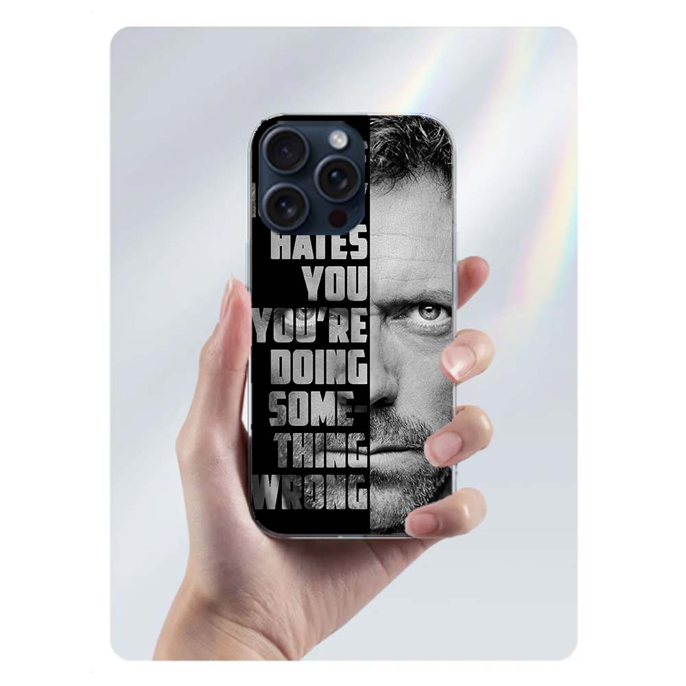 Dr House Capa Phone Case For Iphone 17 Air 16 Pro Max 15 12 Pro 14 Plus 17E 16E 11 13 Mini Cover Cases Fundas Cell Clear TPU Sho
