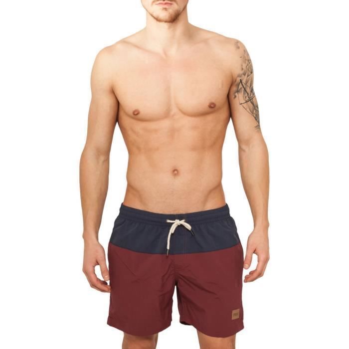 Short De Bain - Urban Classics - BLOCK - 100% Nylon - Doublure Polyester - Athlétique