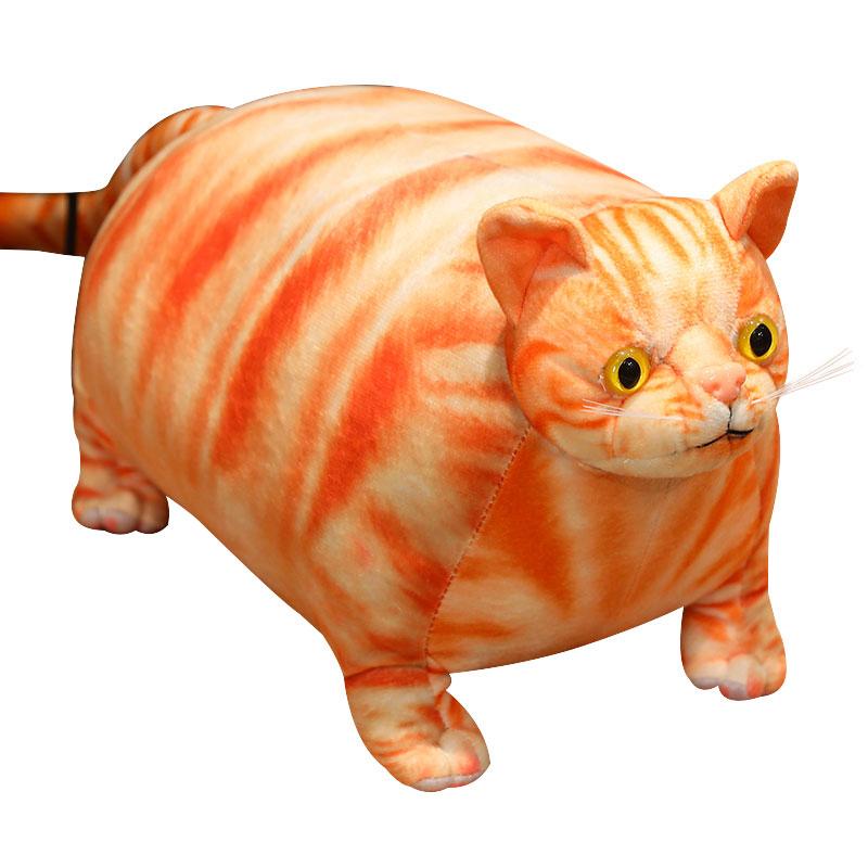 Vendita Regali Peluche Gatto Grasso Pancione 30cm Giocattolo Bambola Animale Testa Piccola Corpo Grande Cuscino Coccoloso Decorazione Casa