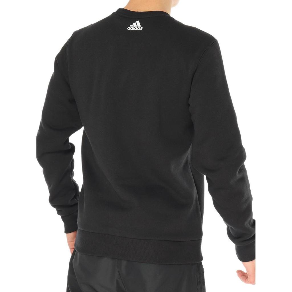 Adidas Sweatshirts Men's Black Crew Neck Moderate Regular CZ9075