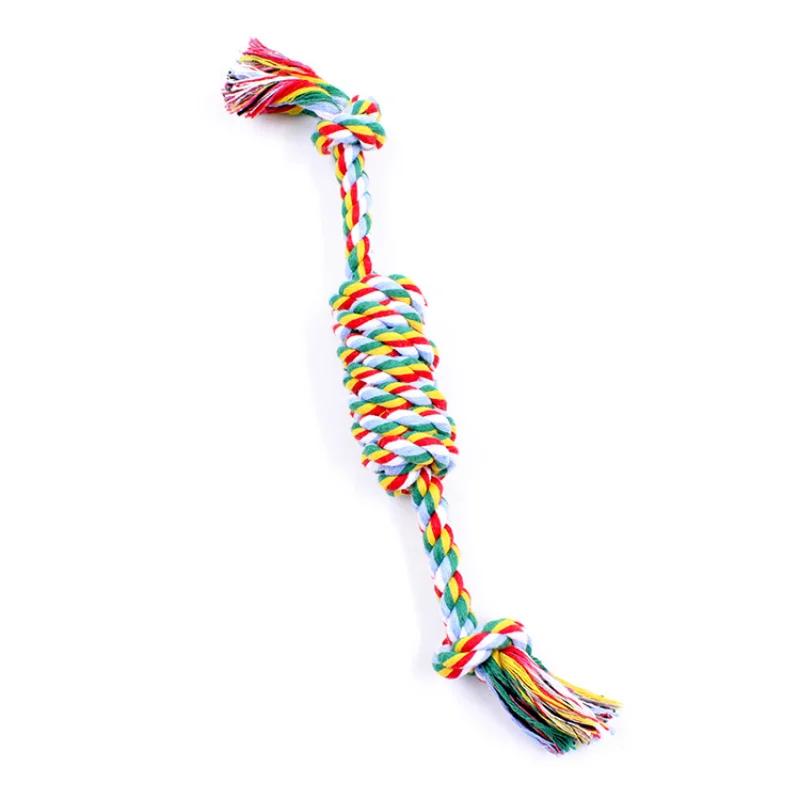 

Pet Supplies Dog Rope Chew Toy Outdoor Training Fun Playing Cat Dogs Toys for Large Small Dog Durable Braided Rope Toy 1pc