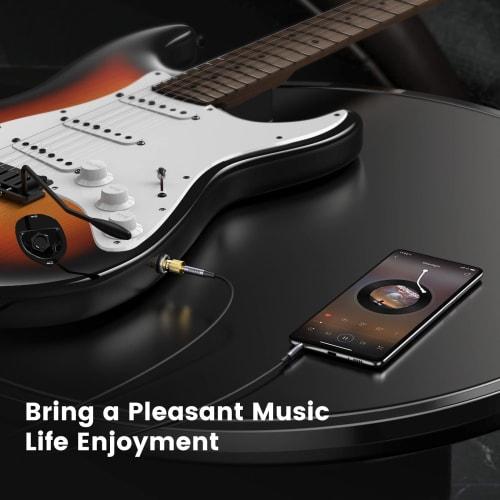 UGREEN 3.5mm To 6.35mm Conversion Adapter Audio Cable Stereo Mini Plug (Female) Stereo Standard Plug (Male) 24K Gold Plated Connector 3.5mm To 6.35mm