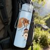 1PC Squirrel Twig Pattern 750ml Color Plastic Sports Water Bottle Leakproof Flip Straw Lid Suitable for Sports Office Home Use