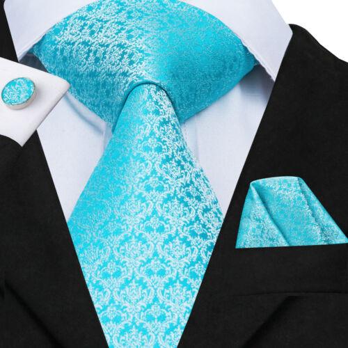 280 Styles Silk Mens Tie Pocket Square Hankerchief Cufflinks Wedding Set Prom