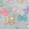 Simple Bowknot Nail Charms 3D Resin Ribbon Bows Manicure Accessories DIY Crafts Supplies Resin Bows Nail Decorations