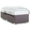 Bed Frame Gray 80 x 200 cm Faux Leather