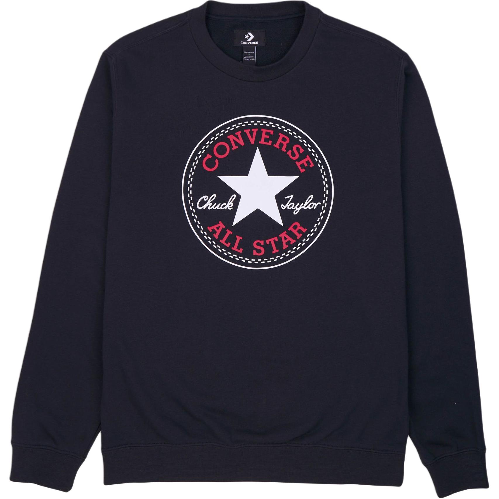 Converse Sweatshirt Unisex Black 10025471-A01 XL