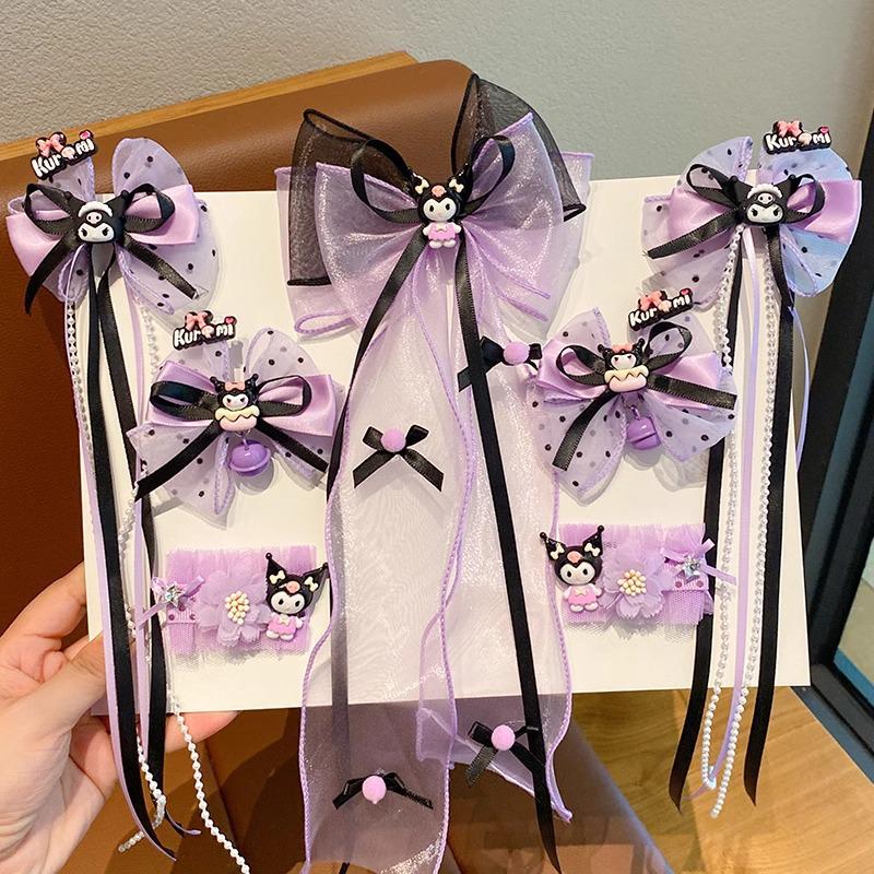 Kuromi Haarspange: Niedlicher Cartoon-Wimpel für Mädchen – Kinderaccessoires 2025