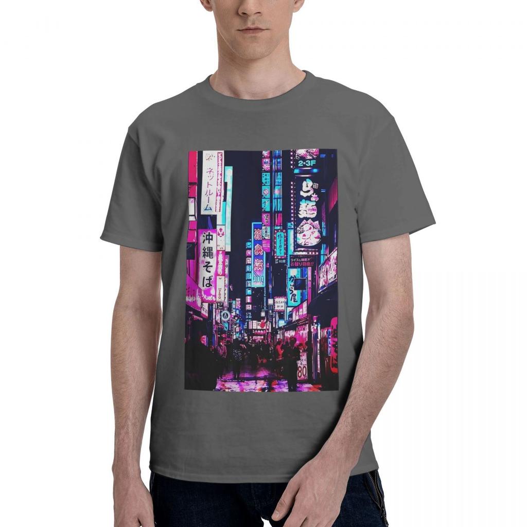 Tokyo Japan 100 Cotton Casual Breathable Confortable Manga Funny Ugus TShirts Clothes Men