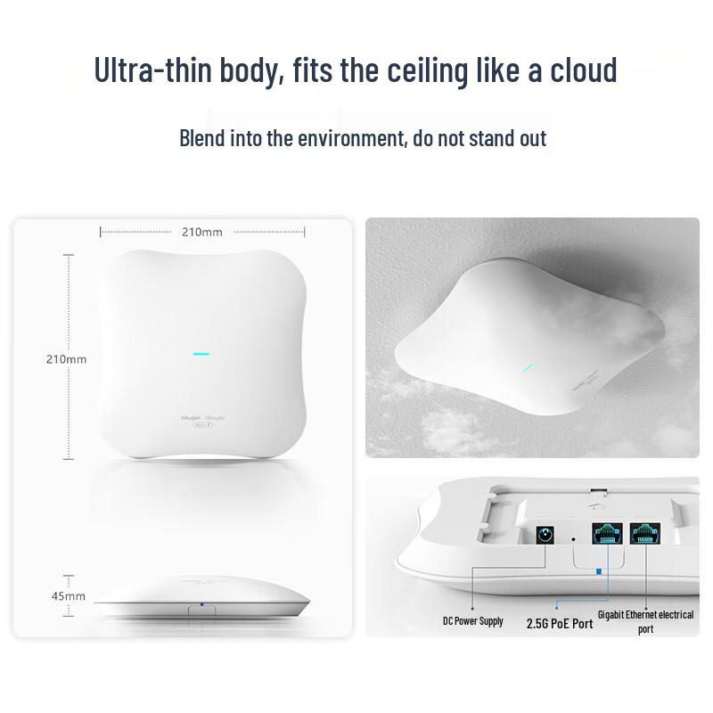 Ruijie RG-RAP2271(MG) WiFi 7 Ceiling Mount Access Point
