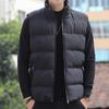 Gilet en coton duvet pour homme printemps et automne, style européen et américain, mode décontractée, grand col, veste chaude