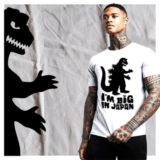 

Japanese Monster t-shirt Tokyo science fiction Godzilla anime sIze S-2XL tee 4XL