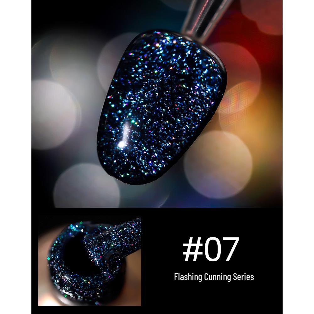 18-Color Ultra Bright Crushed Diamond Glitter Nail Gel Polish