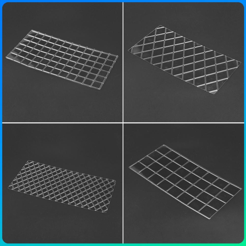 

Lattic Decorating Tools Flexible Cake Border Decor Tool 4pcs Transparent Plastic Grid Non-toxic for Kitchen Baking China Mainland