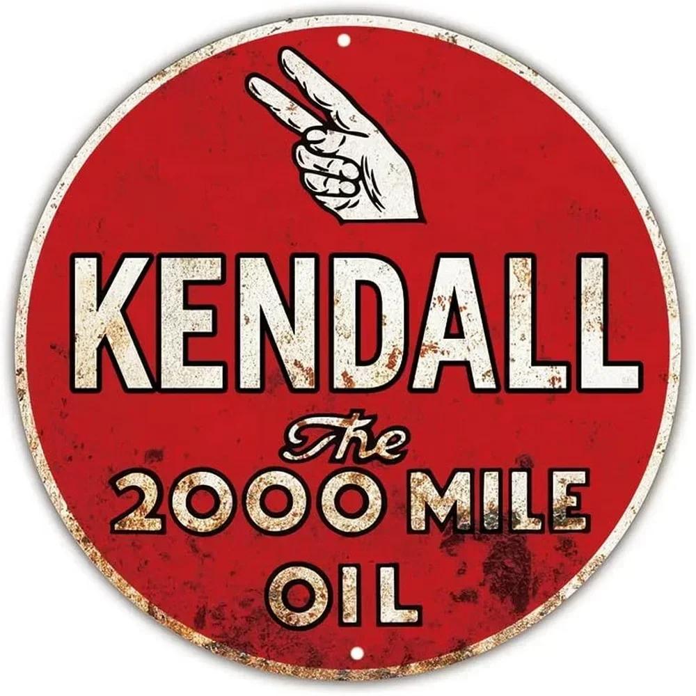 Vintage Pennzoil Sign Round Metal Poster for Home Decor Farmhouse Decor  Vintage Decor  Room Decoration