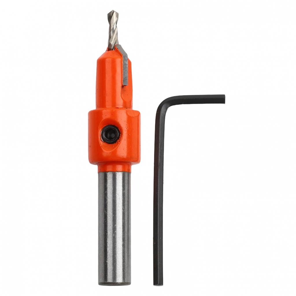 Self Tapping Countersink Drill Bit Screw Taper Hard Alloy Woodworking Tool