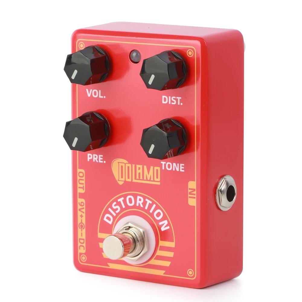 Dolamo D-9 Distortion Guitar Pedal Premium Metal Shell Electric Guitarra Effect Pedal True Bypass Guitar Accessories