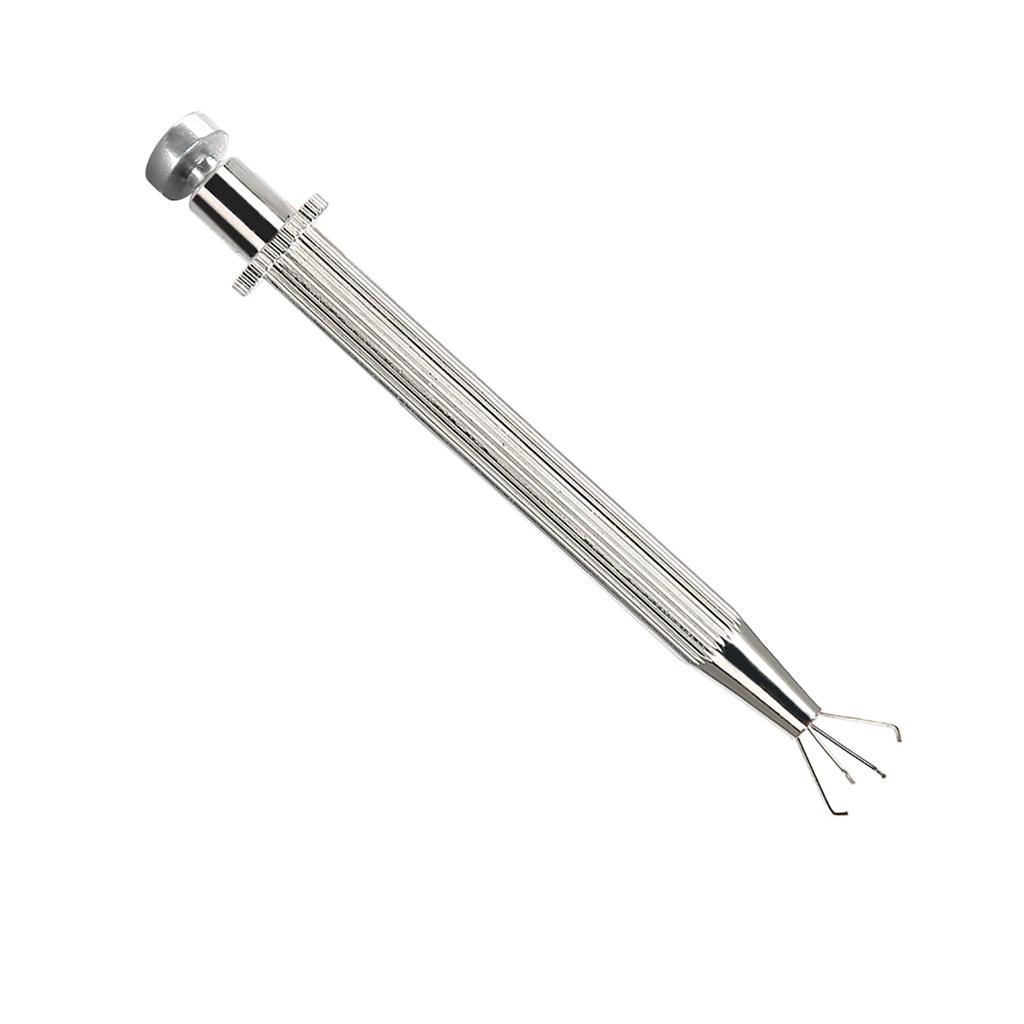 Gems Prong Tweezer Catcher Grabber Jewelry Making Tool for Beading Watch Repair