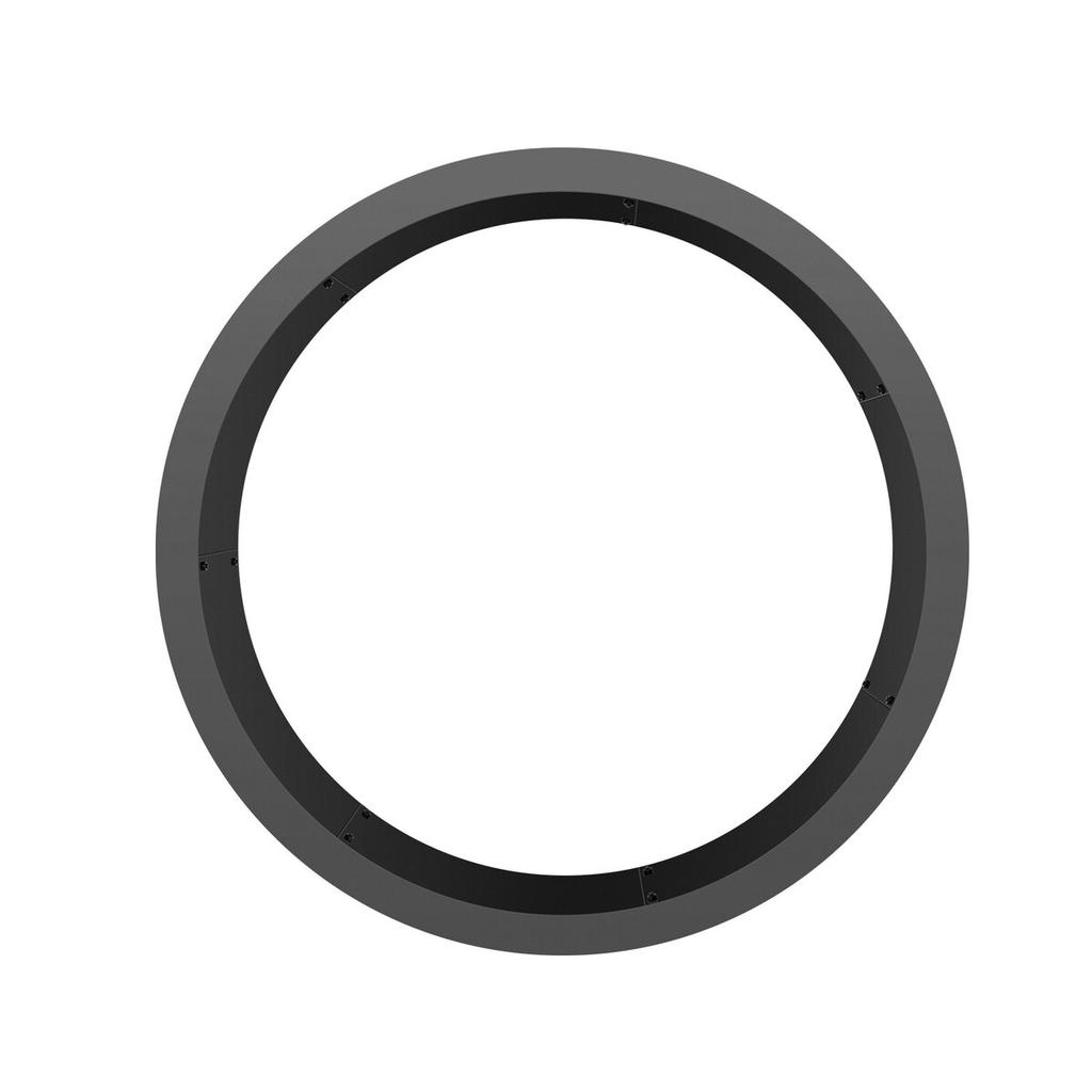 Fire Pit Ring Round 45 Inch Outer Steel Liner DIY Campfire Ring Firepit