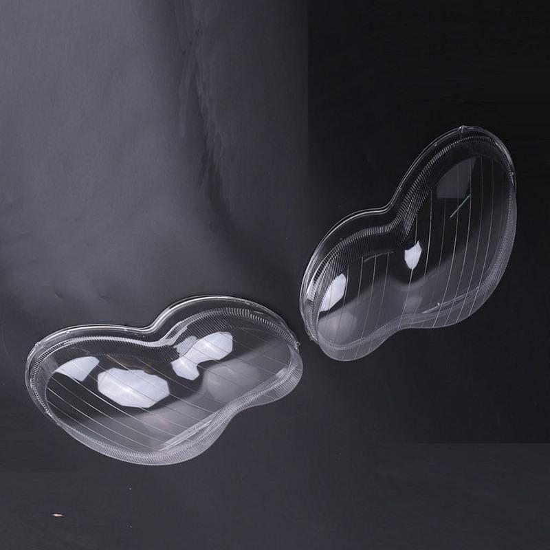 Front Headlight Lens Cover Polycarbonate Replacements for Mercedes W203 C-Class 2001-2007 2038203261 2038201259 Right